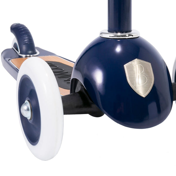 Banwood Kids Scooter with Basket (Navy Blue)