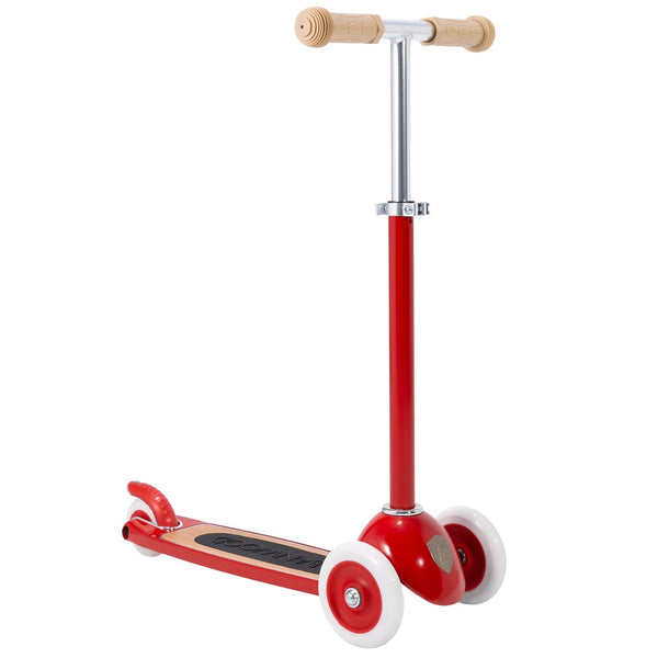 Banwood Kids Scooter with Basket (Red)