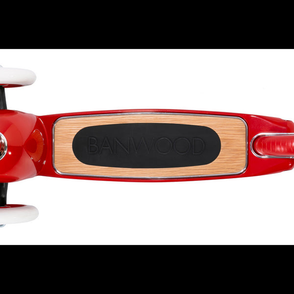 Banwood Kids Scooter with Basket (Red)