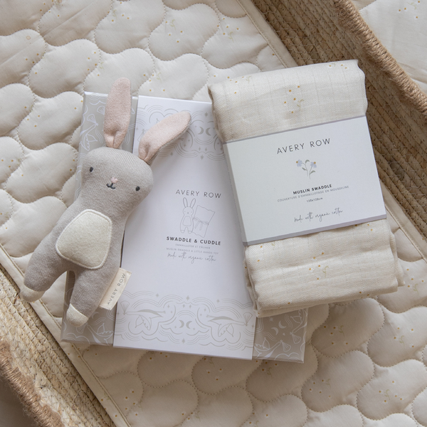 Swaddle & Cuddle Bunny New Baby Gift Set (Chamomile)