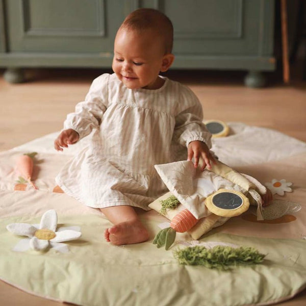 Organic Cotton Sensory Activity Playmat (Chamomile)