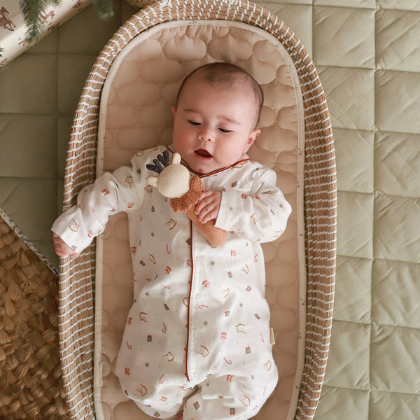 Baby Nutcracker Organic Cotton Flannel Sleepsuit