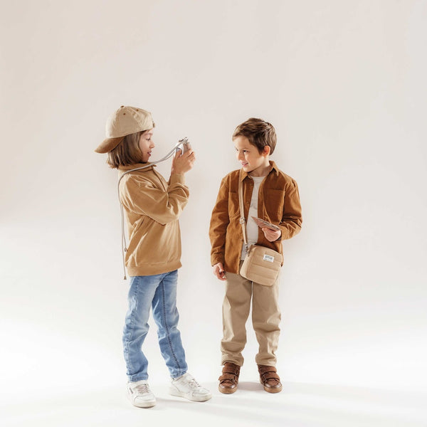 Midi Kids Camera Bag for Artist (Cream)