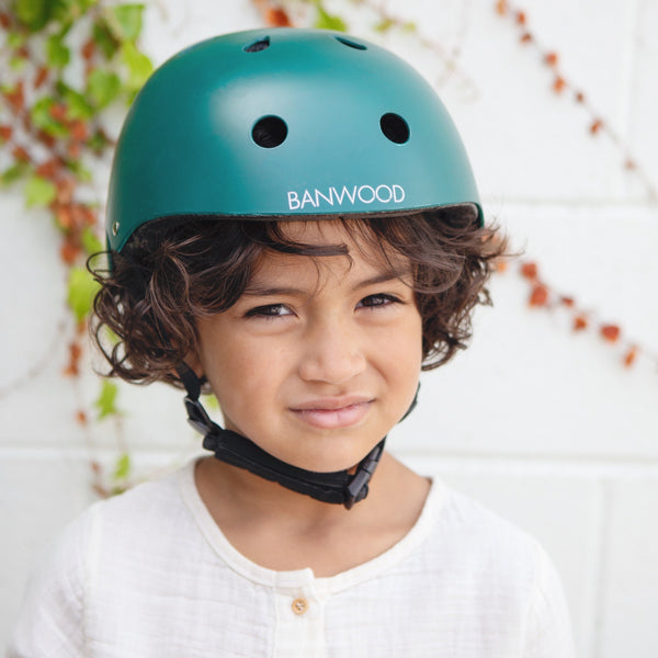 Banwood Classic Bike Helmet (Dark Green)