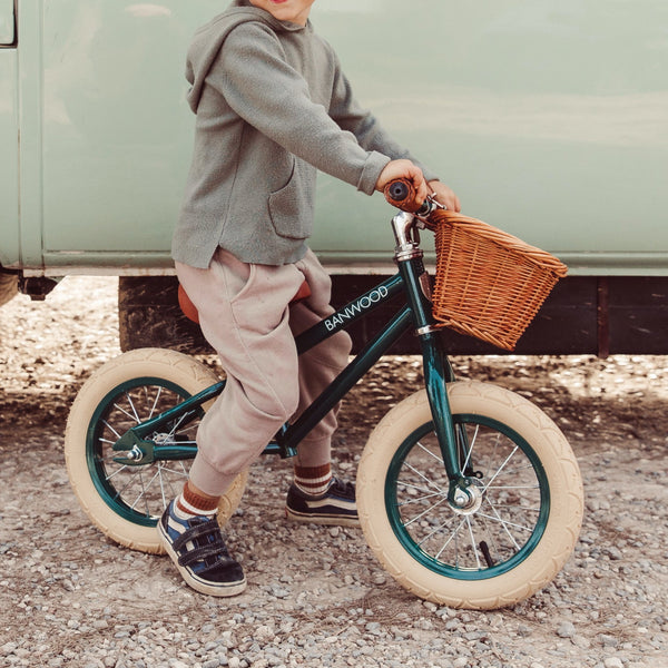 Banwood First Go! Balance Bike (Dark Green)