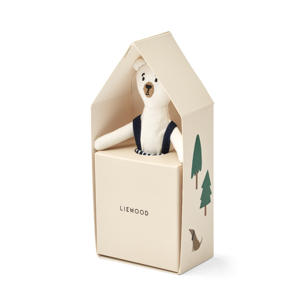 Barty the Polar Bear Knitted Mini Doll (Creme de la Creme)