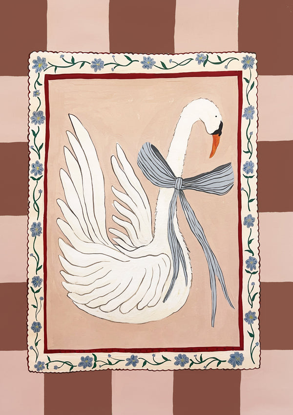 Beautiful Swan Art Print