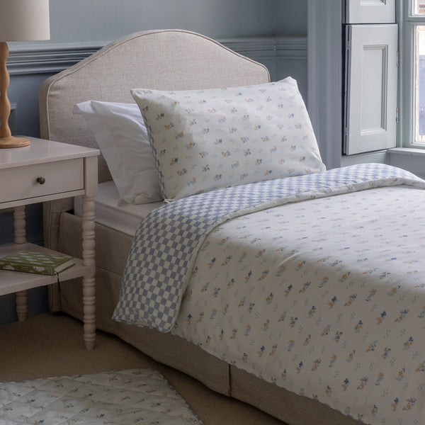 Organic Cotton Single Bedding Set (Coastline)