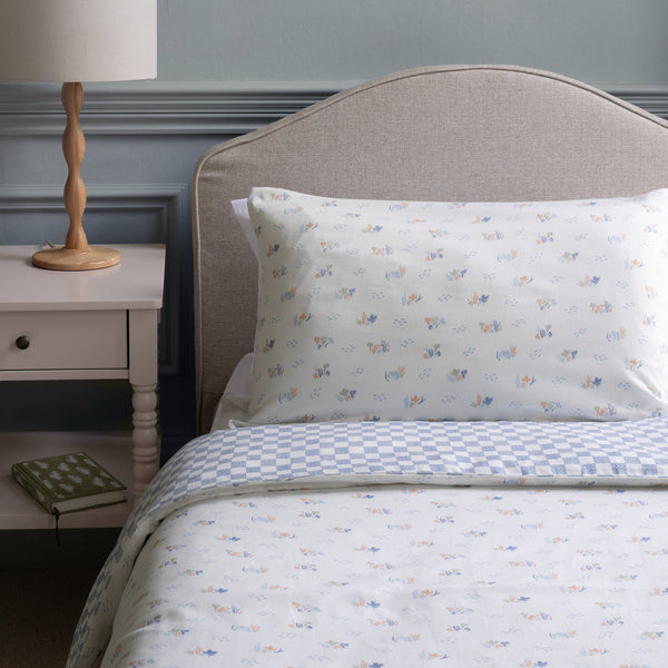 Organic Cotton Single Bedding Set (Coastline)