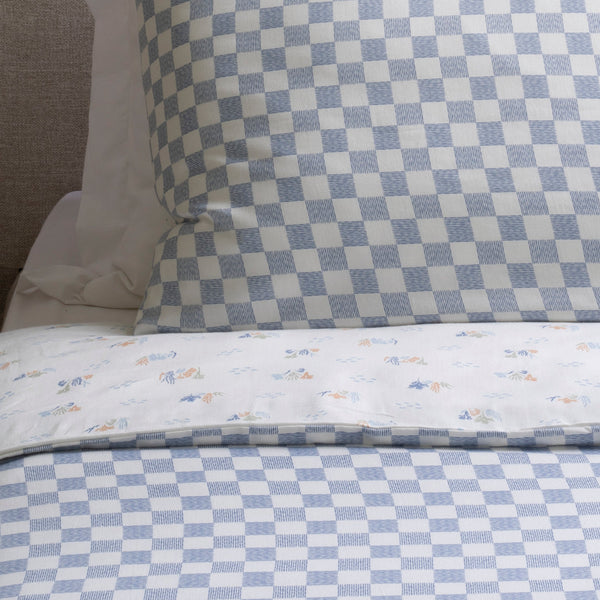 Organic Cotton Single Bedding Set (Waves)