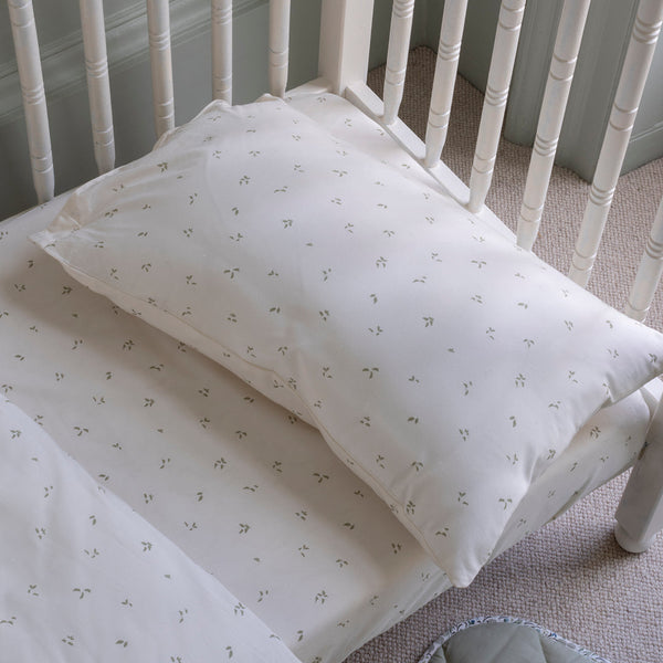 Organic Cotbed Fitted Sheet (Nettle Scatter)