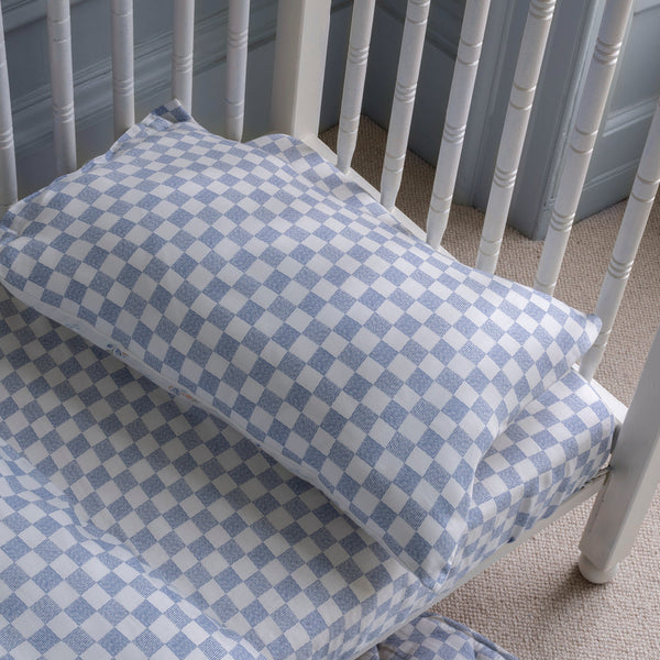 Organic Cotbed Fitted Sheet (Waves)