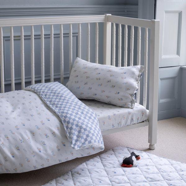 Organic Cotton Cotbed Bedding Set (Coastline)