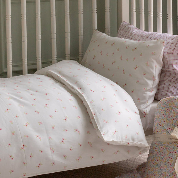 Organic Cotton Cotbed Bedding Set (Anemone)