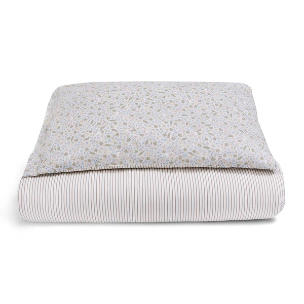 Organic Cotton Single Bedding Set (Stripe)