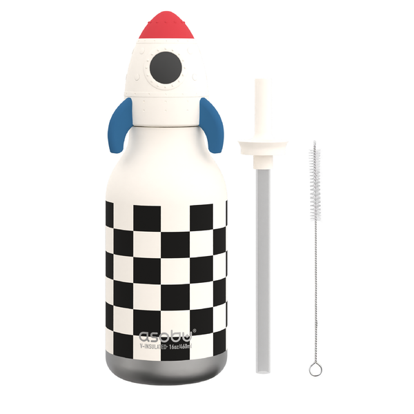 Rocketship Bestie Insulated Screw Top Water Bottle 470ml