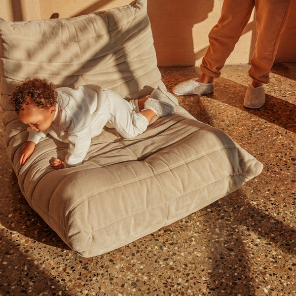MAMA Bini Merino Wool Slippers (Cloud)