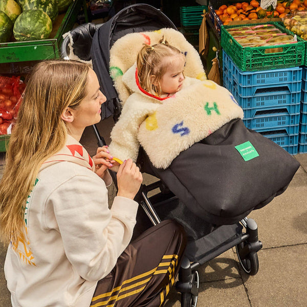 Bobo Letterland Sheepskin Puffmuff