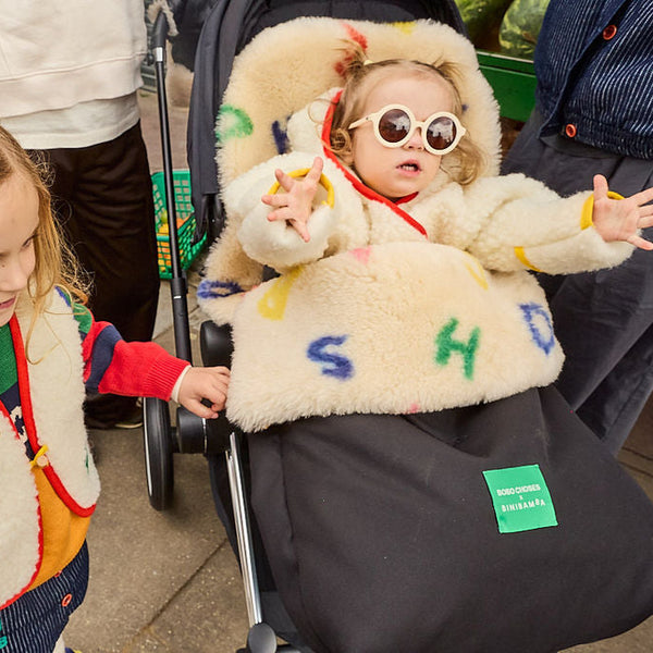Bobo Letterland Sheepskin Puffmuff