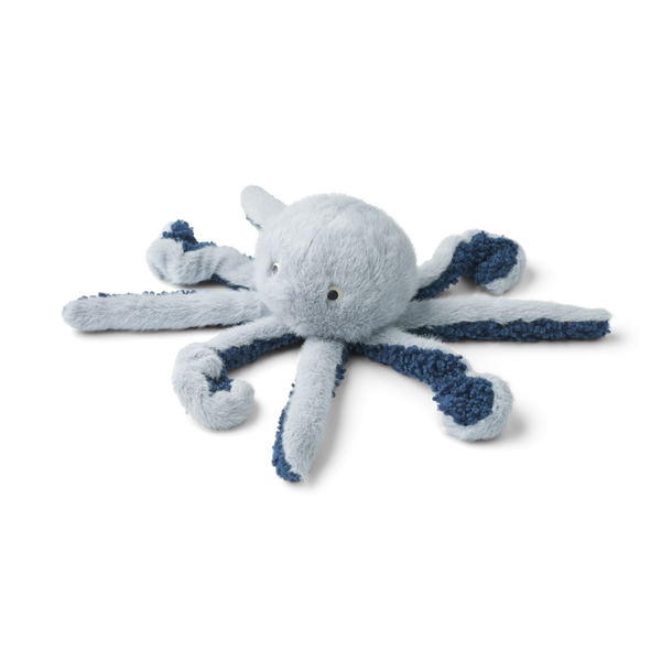 Binnie Plush Octopus Teddy (Arctic Blue)