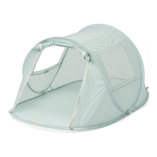 Bjork Pinstripe Pop Up Play Tent (Ice Blue)