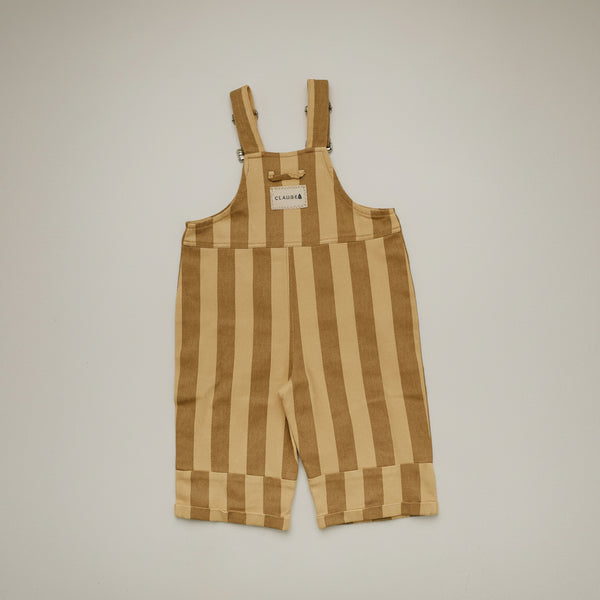 Blythe Banoffee Stripe Cotton Dungarees