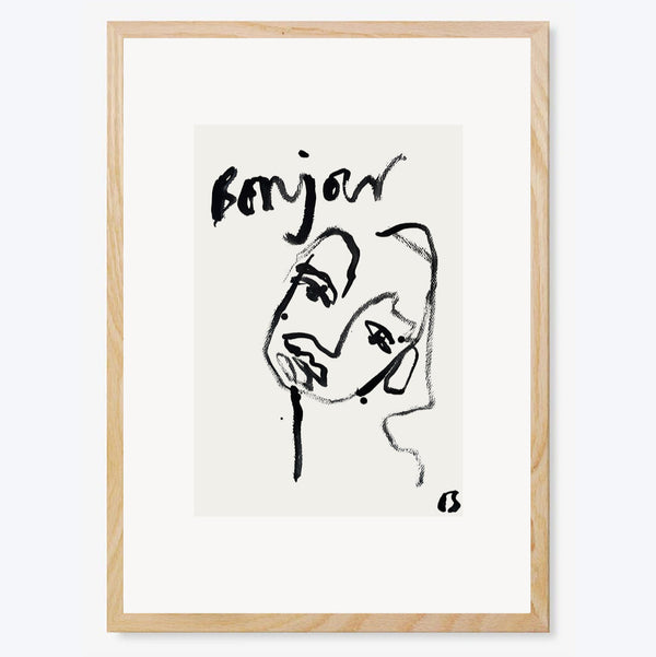 Bonjour Art Print