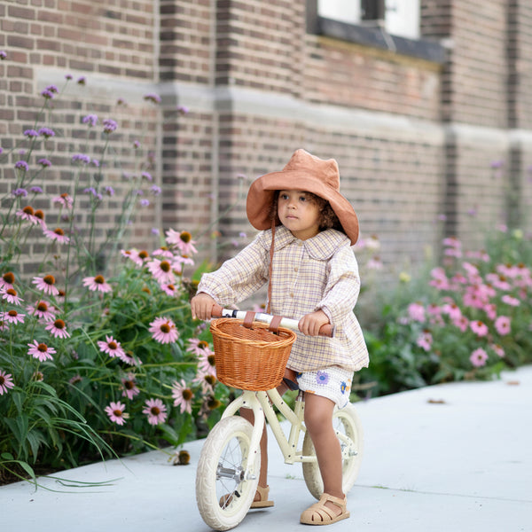 Banwood x Bonton Star Print First Go! Balance Bike (Cream)