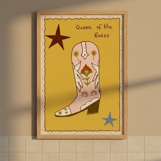 Boots Are Made For Walking Art Print