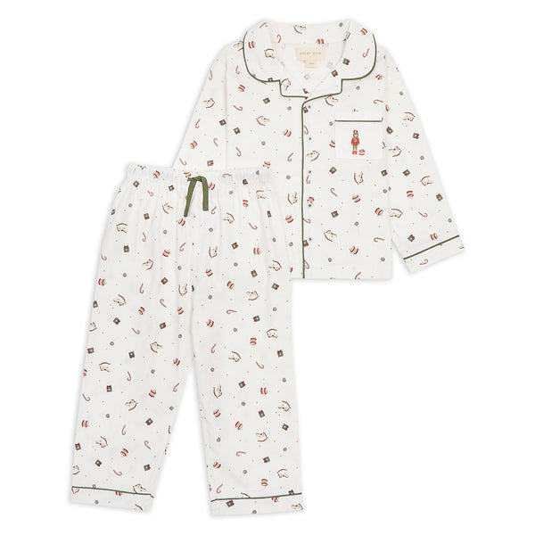 Organic Cotton Flannel Christmas Pyjamas (Nutcracker)