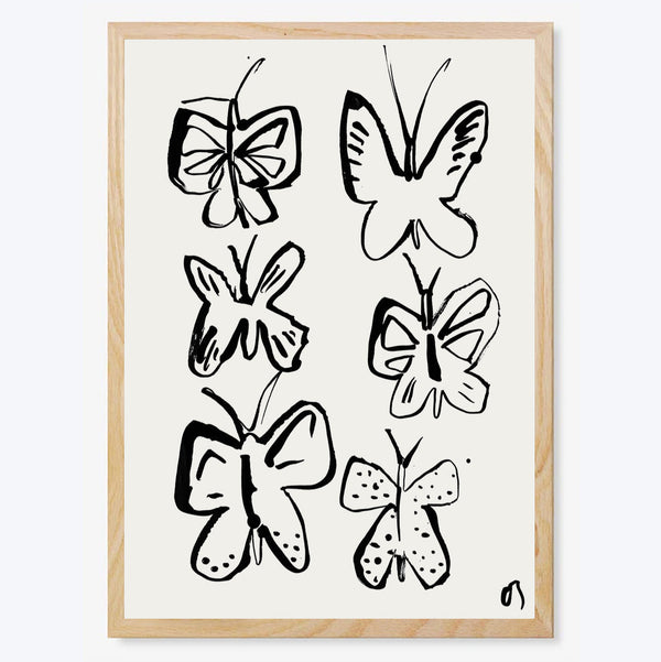 The Butterflies Art Print