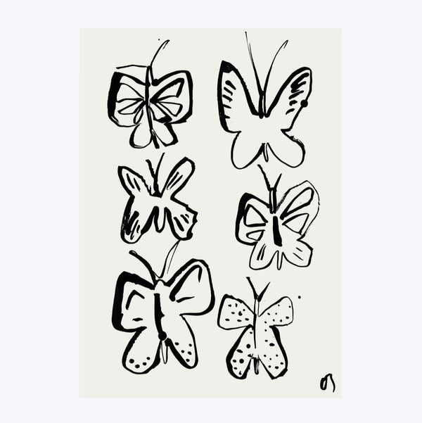 The Butterflies Art Print