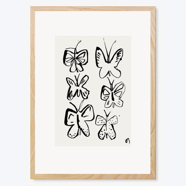 The Butterflies Art Print