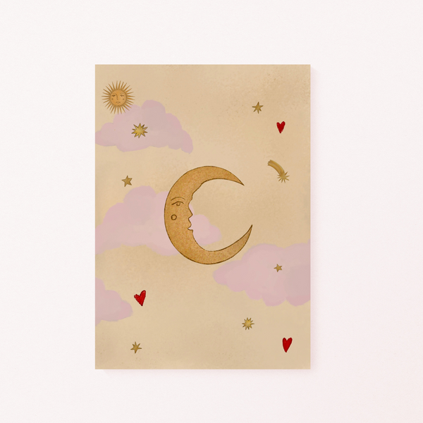 La Lune Art Print