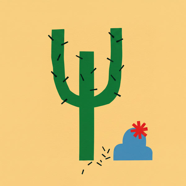 C for Cactus- Alphabet Art Print