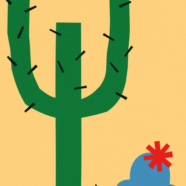 C for Cactus- Alphabet Art Print