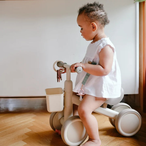 Mushie Mini Toddler Bike with Basket (Shifting Sand)-PRE ORDER 3-4 WEEKS