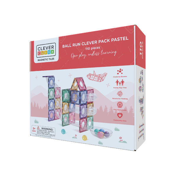 Ball Run Clever Pack Pastel 110 Pieces