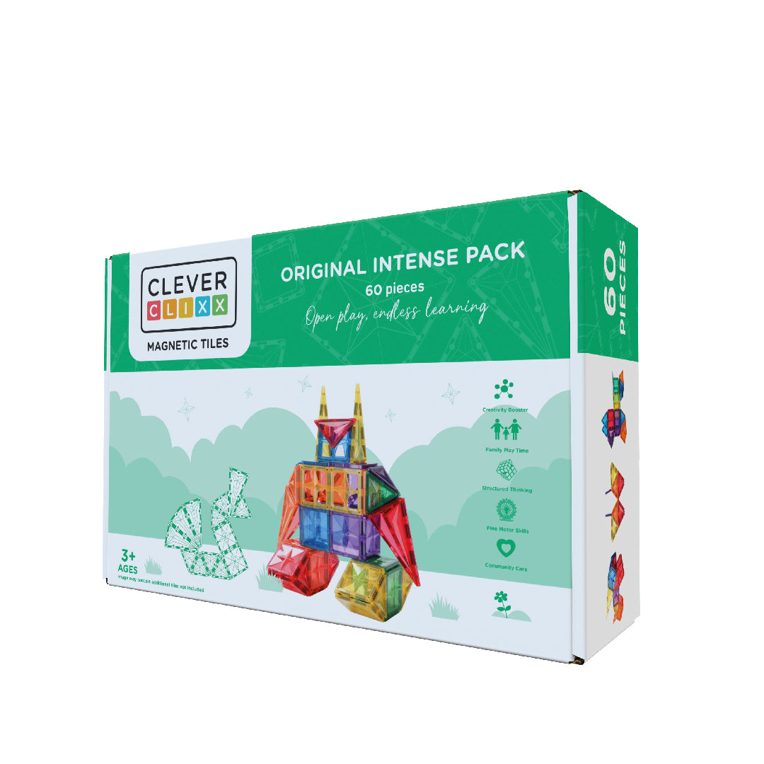 Magnetic Tiles Original Intense Pack 60 Pieces