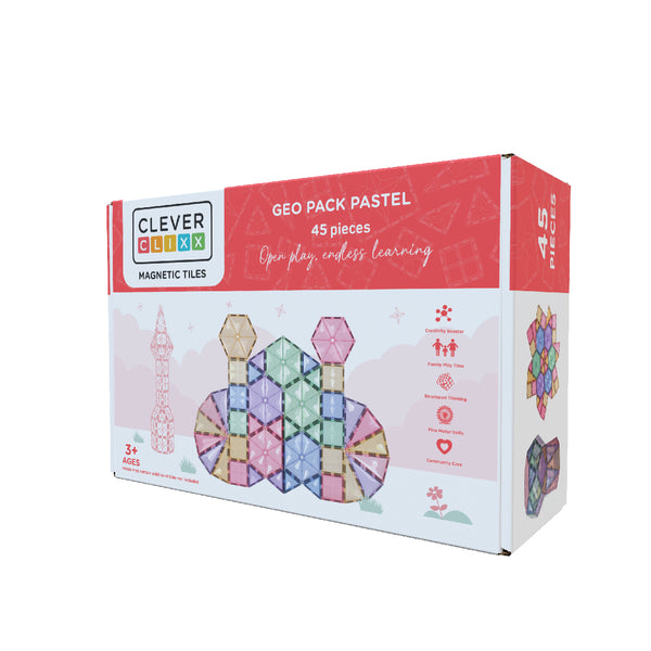 Geo Pack Pastel 45 Pieces