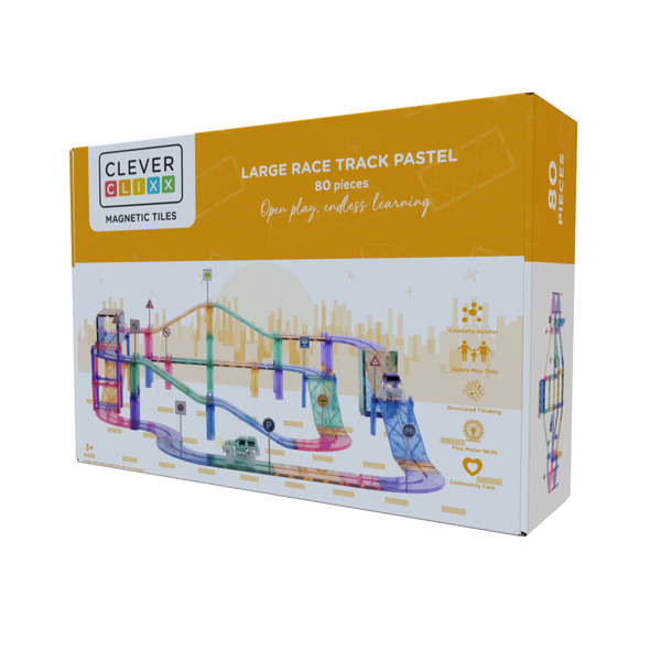 Large Race Track Pastel 80 Pieces