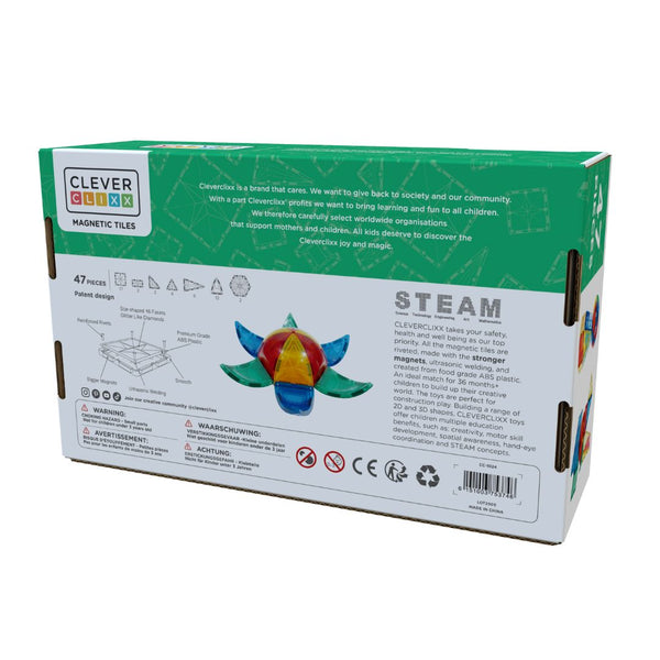 Curved Dome Pack Intense Magnetic Tiles 47 Pieces