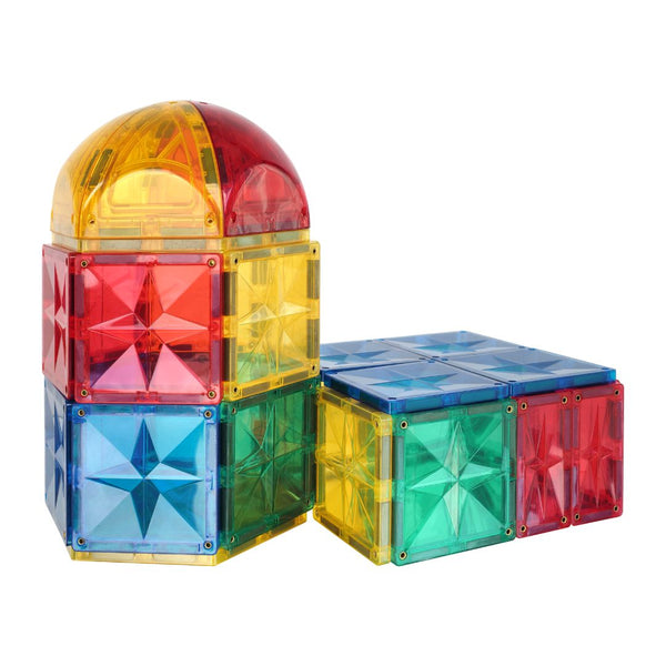 Curved Dome Pack Intense Magnetic Tiles 47 Pieces