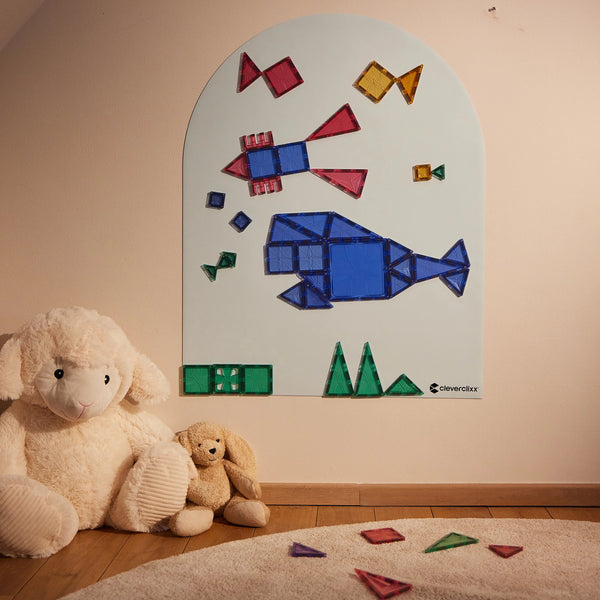 Self Adhesive Magnetic Wall Sticker (Clever Blue)
