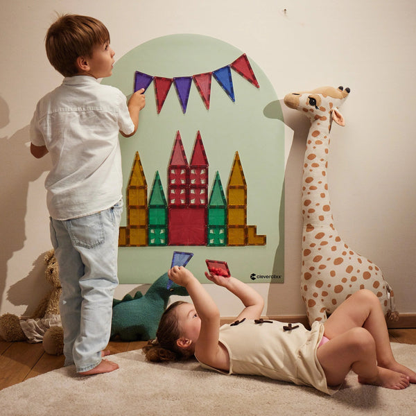 Self Adhesive Magnetic Wall Sticker (Soft Olive)