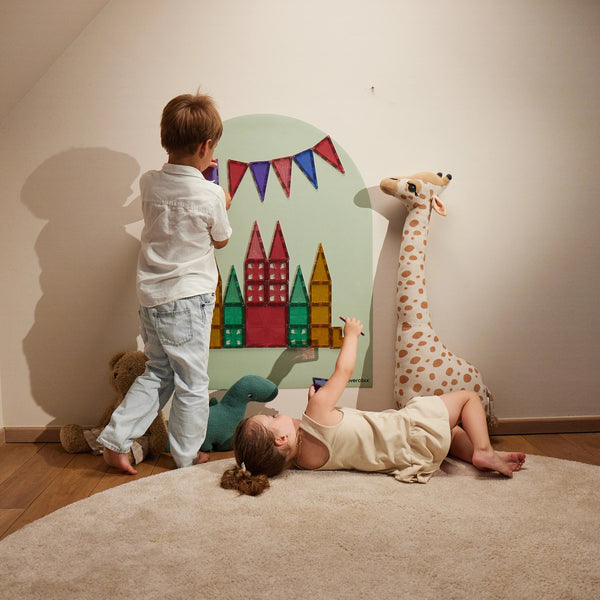Self Adhesive Magnetic Wall Sticker (Soft Olive)
