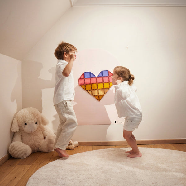 Self Adhesive Magnetic Arch Wall Sticker (Dream Pink)
