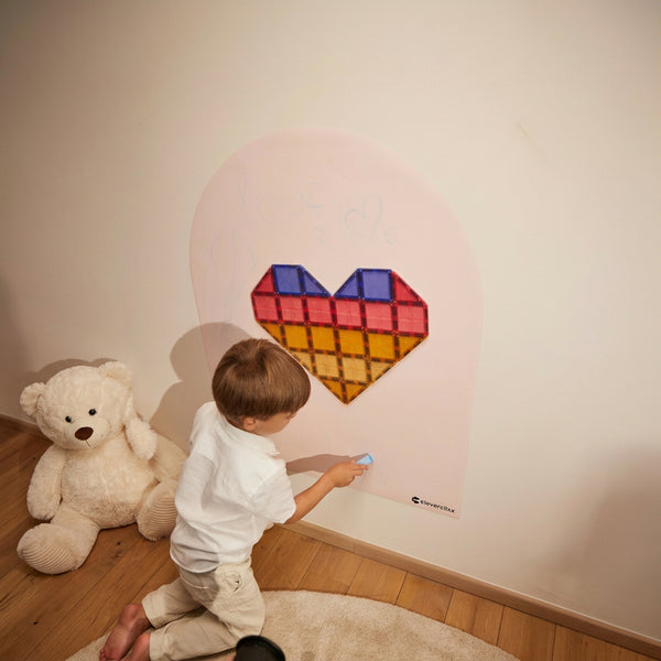 Self Adhesive Magnetic Arch Wall Sticker (Dream Pink)