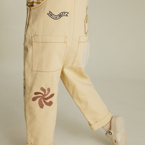 Piper Embroidered Breakfast Dungarees