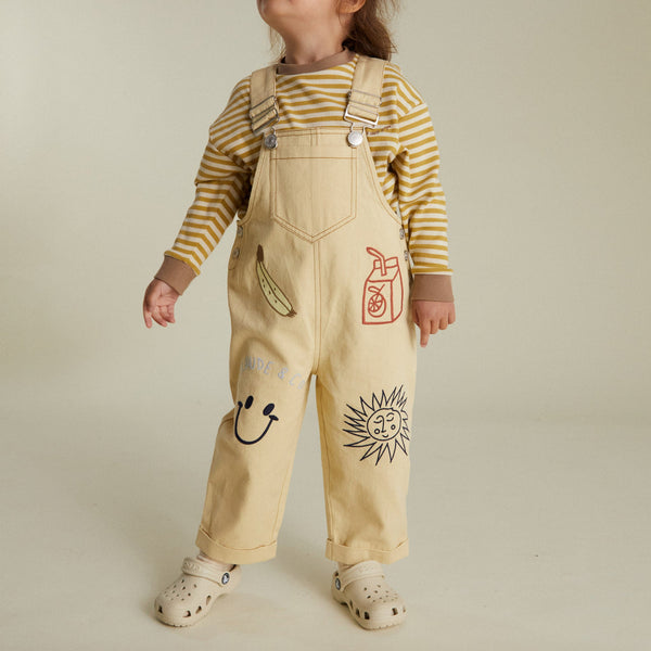 Piper Embroidered Breakfast Dungarees